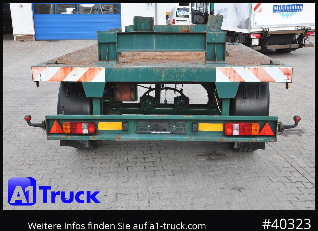 Dropside/ Flatbed trailer GOLDHOFER Ballast Anh. Obermaier TFB 100: picture 10
