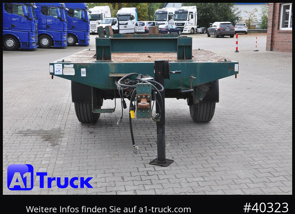 Dropside/ Flatbed trailer GOLDHOFER Ballast Anh. Obermaier TFB 100: picture 14