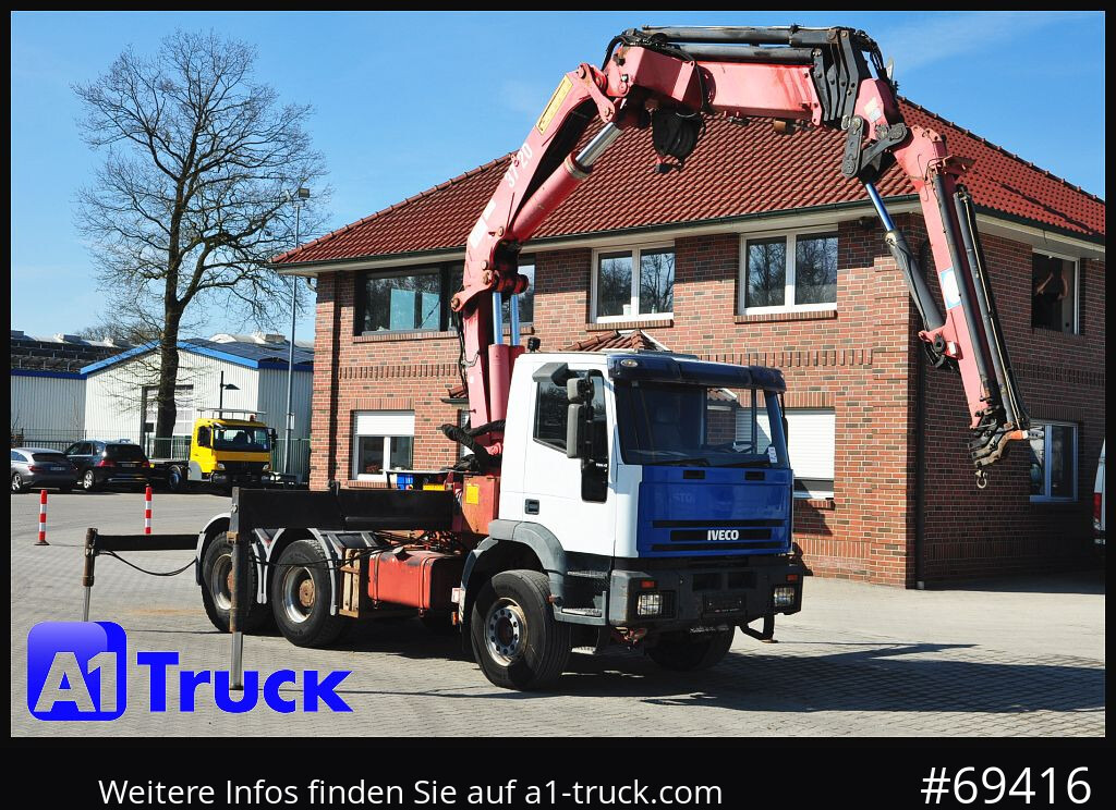 IVECO 420 6x4, HMF3722 Jib Funk Seilwinde, - Crane truck: picture 1 IVECO 420 6x4, HMF3722 Jib Funk Seilwinde, - Crane truck: picture 1