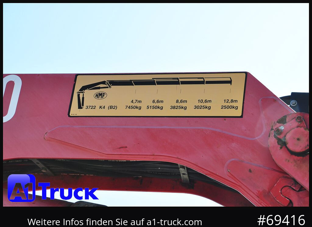 IVECO 420 6x4, HMF3722 Jib Funk Seilwinde, - Crane truck: picture 3 IVECO 420 6x4, HMF3722 Jib Funk Seilwinde, - Crane truck: picture 3