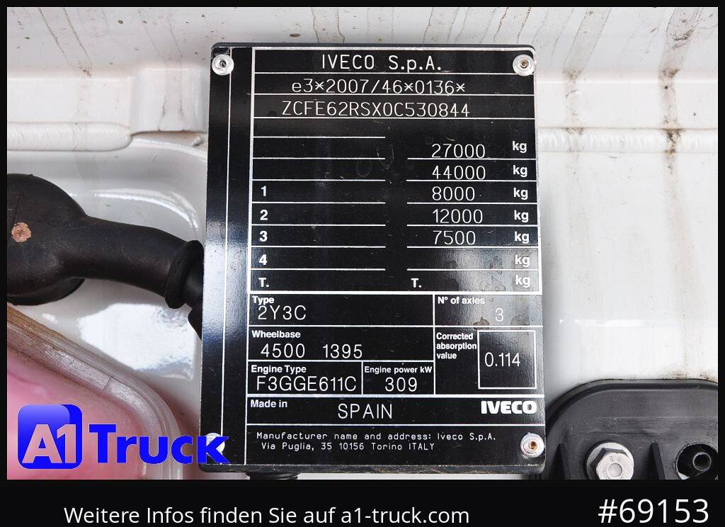 New Hook lift truck IVECO X-Way AD 420 Hiab 21S59 Lenk- Liftachse,: picture 7