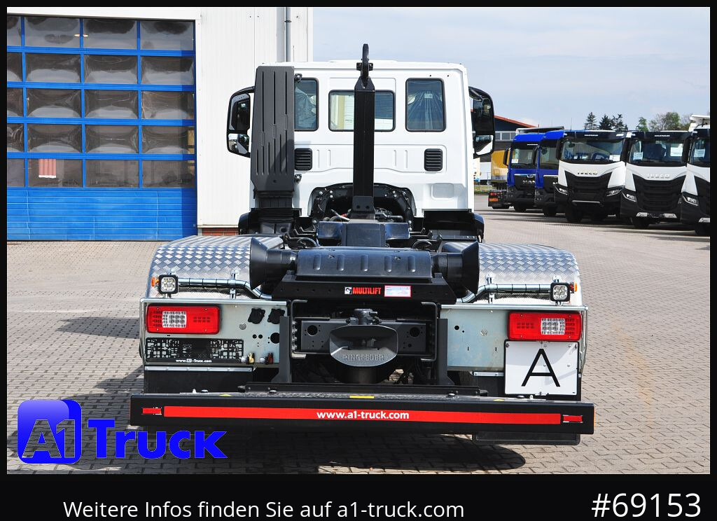 New Hook lift truck IVECO X-Way AD 420 Hiab 21S59 Lenk- Liftachse,: picture 10