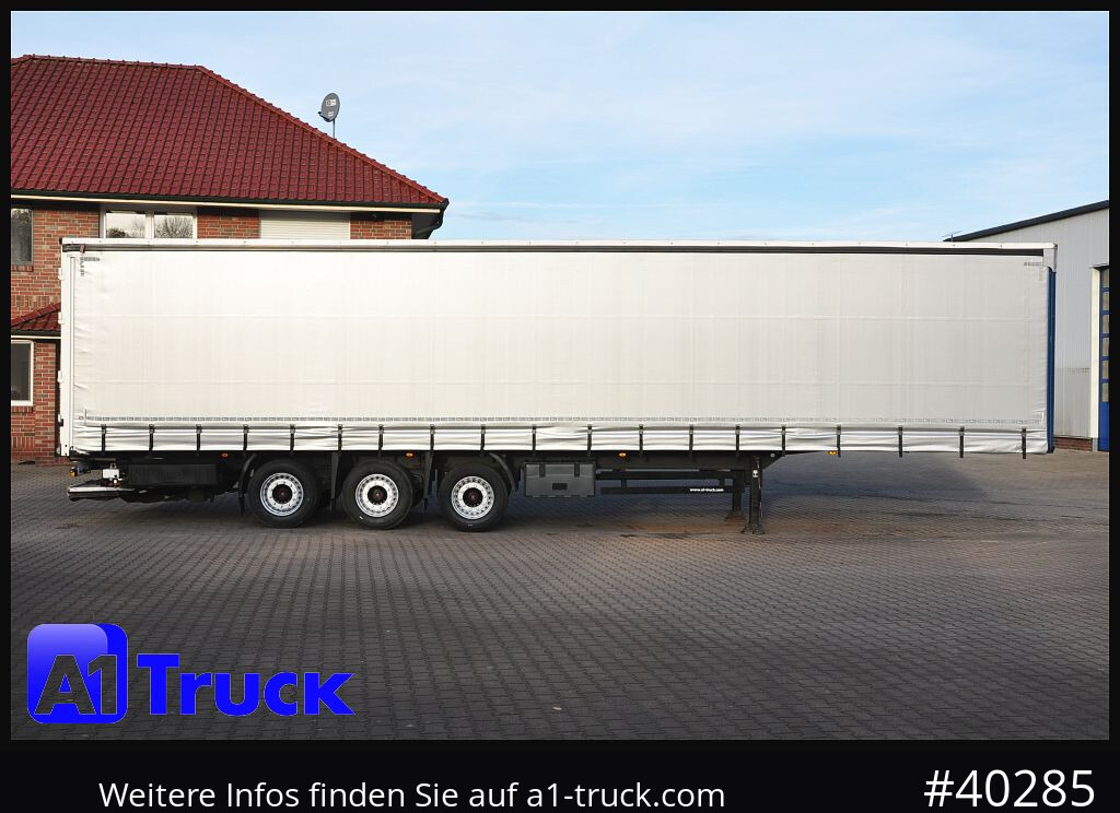Curtainsider semi-trailer KOEGEL S 24, Tautliner,  SAF, neue Plane, LBW, Ladebordwand: picture 9
