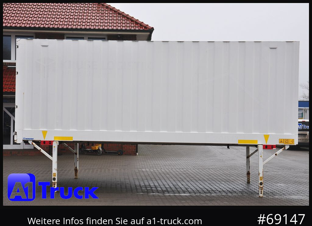 Swap body - box KRONE BDF 7,45 Koffer 2670mm innen, Portaltür 4 x vorhanden: picture 9
