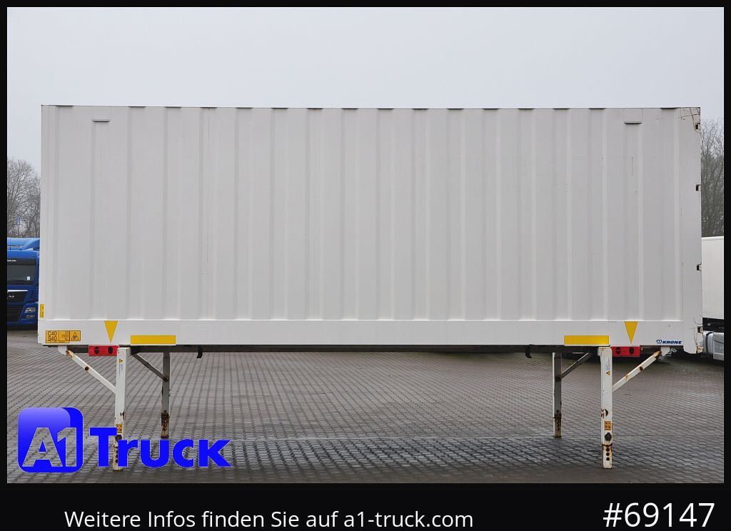 Swap body - box KRONE BDF 7,45 Koffer 2670mm innen, Portaltür 4 x vorhanden: picture 12