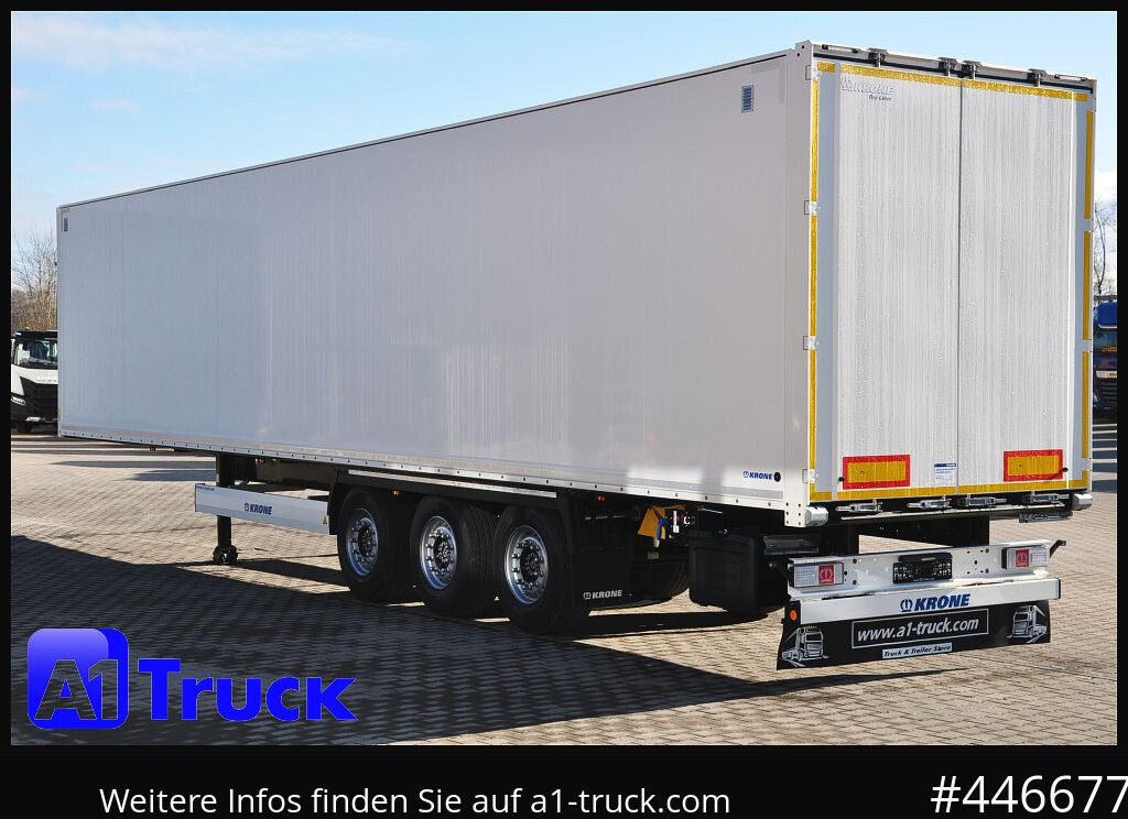 New Closed box semi-trailer KRONE SD Koffer, Liftachse, Code XL, VDI 2700, SOFORT: picture 12 New Closed box semi-trailer KRONE SD Koffer, Liftachse, Code XL, VDI 2700, SOFORT: picture 12