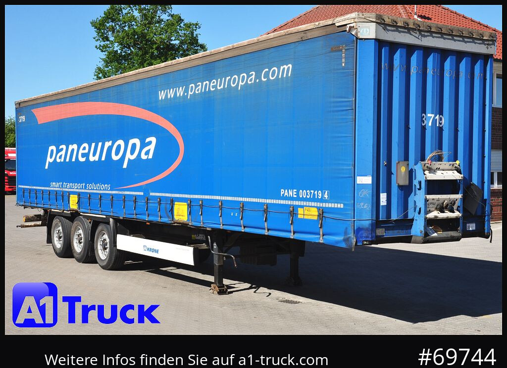 KRONE SD Tautliner, Code XL, BPW, Rahmen ist gut - Curtainsider semi-trailer: picture 1 KRONE SD Tautliner, Code XL, BPW, Rahmen ist gut - Curtainsider semi-trailer: picture 1
