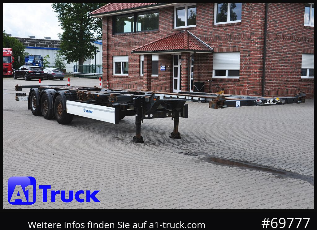 Container transporter/ Swap body semi-trailer KRONE SDC, Containerchassis, Liftachse, 2x20/30/40/45,: picture 1
