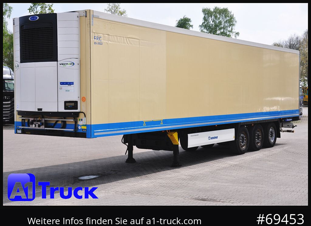 Refrigerator semi-trailer KRONE SDR 27 Carrier 1950 Mt. Doppelstock Lift,: picture 12