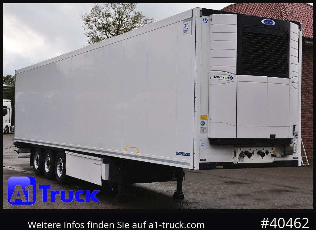 KRONE SDR 27, Rohrbahnen Meat SAF Carrier Vector 1950, - Refrigerator semi-trailer: picture 1 KRONE SDR 27, Rohrbahnen Meat SAF Carrier Vector 1950, - Refrigerator semi-trailer: picture 1