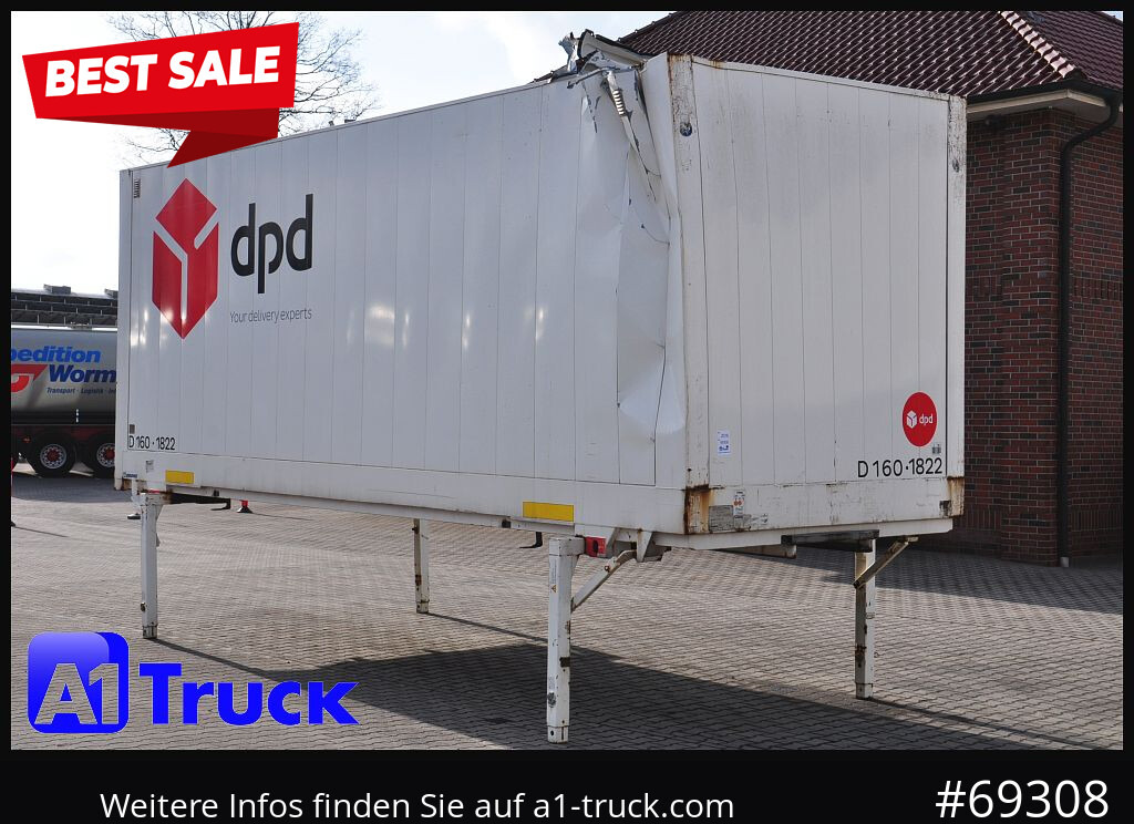 KRONE WB BDF 7,45 Koffer, 2770mm innen, beschädigt - Swap body - box: picture 1 KRONE WB BDF 7,45 Koffer, 2770mm innen, beschädigt - Swap body - box: picture 1