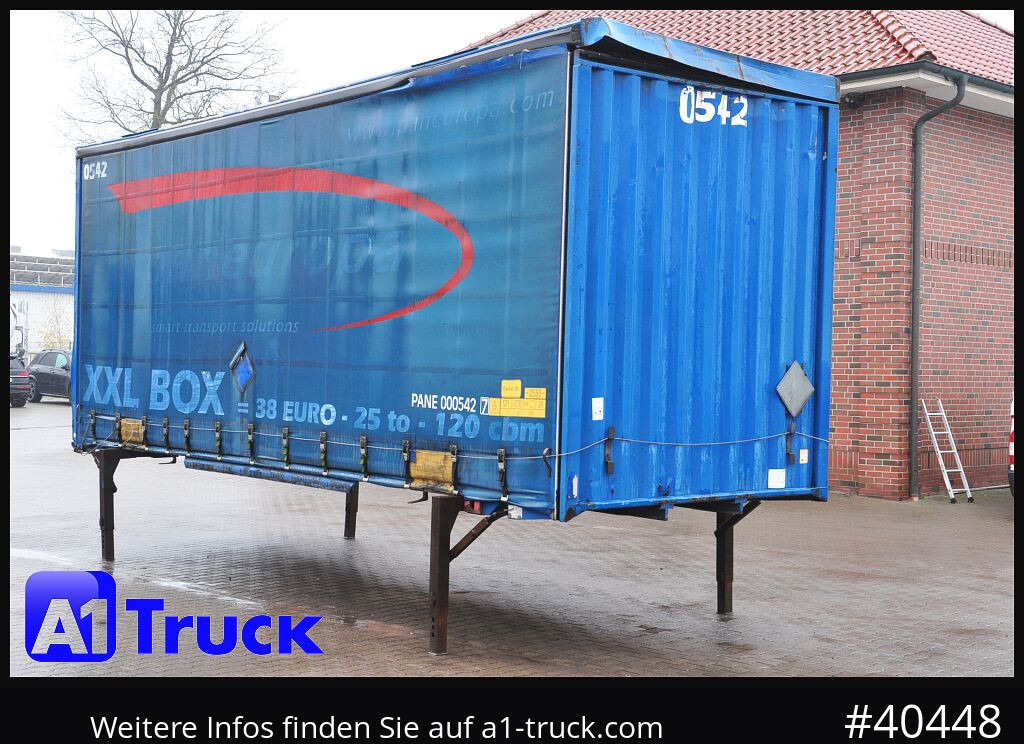 KRONE Wechselbrücke Jumbo BDF 7,82 - Curtainside swap body: picture 1 KRONE Wechselbrücke Jumbo BDF 7,82 - Curtainside swap body: picture 1