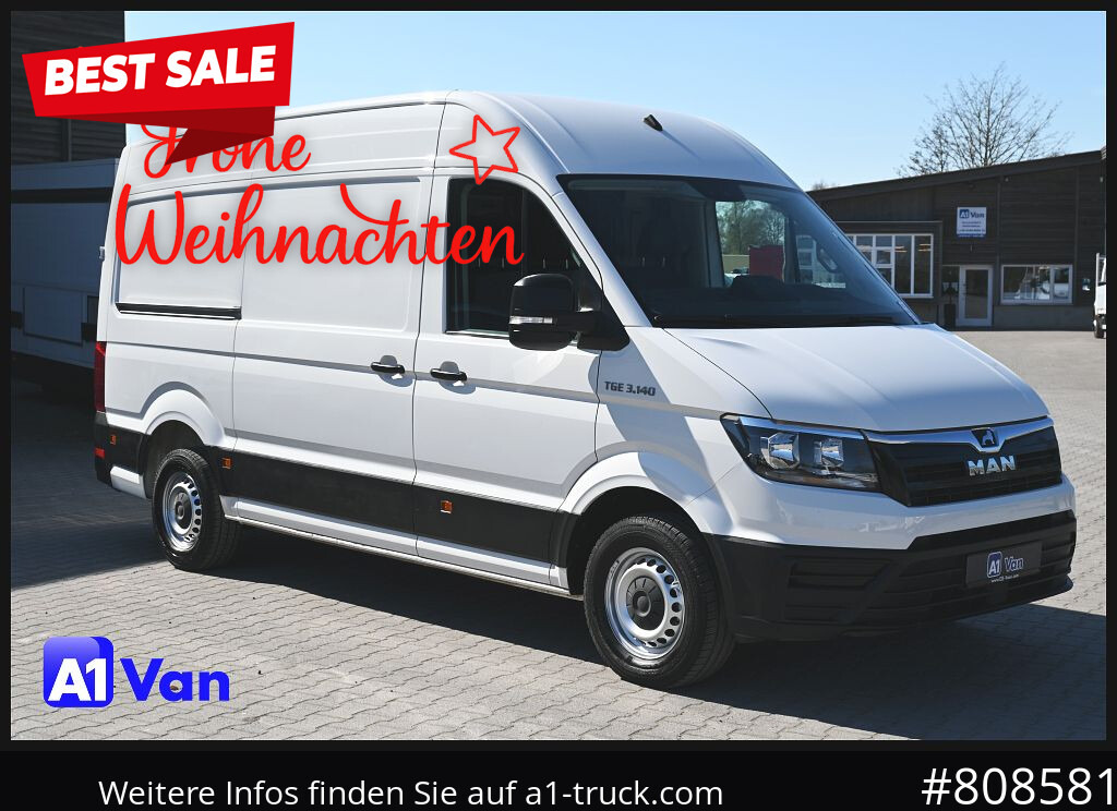 MAN TGE 3.140, Klima, Tachograph, AHK - Panel van: picture 1 MAN TGE 3.140, Klima, Tachograph, AHK - Panel van: picture 1