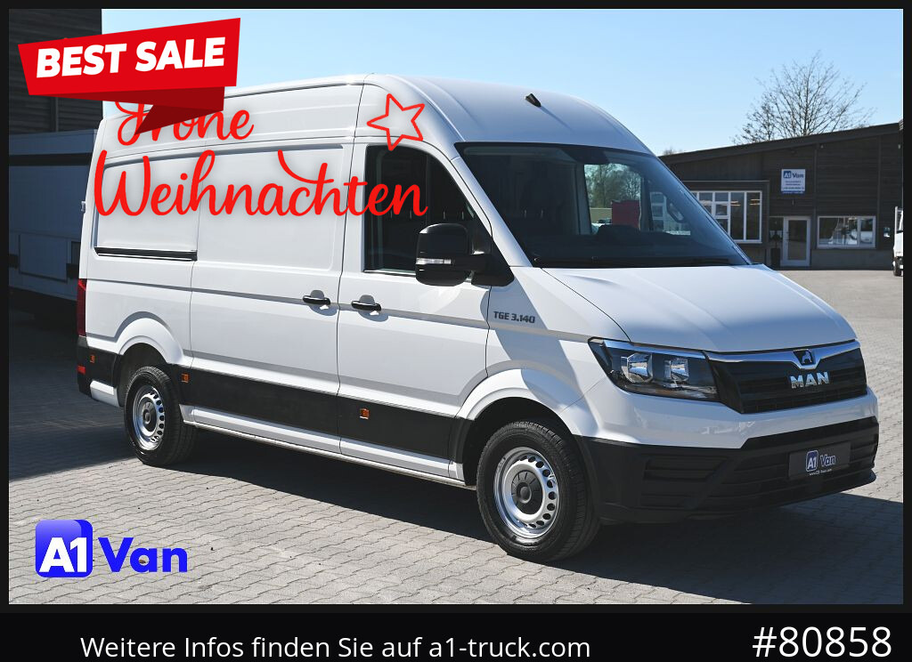 MAN TGE 3.140, Klima, Tachograph, AHK - Panel van: picture 1 MAN TGE 3.140, Klima, Tachograph, AHK - Panel van: picture 1