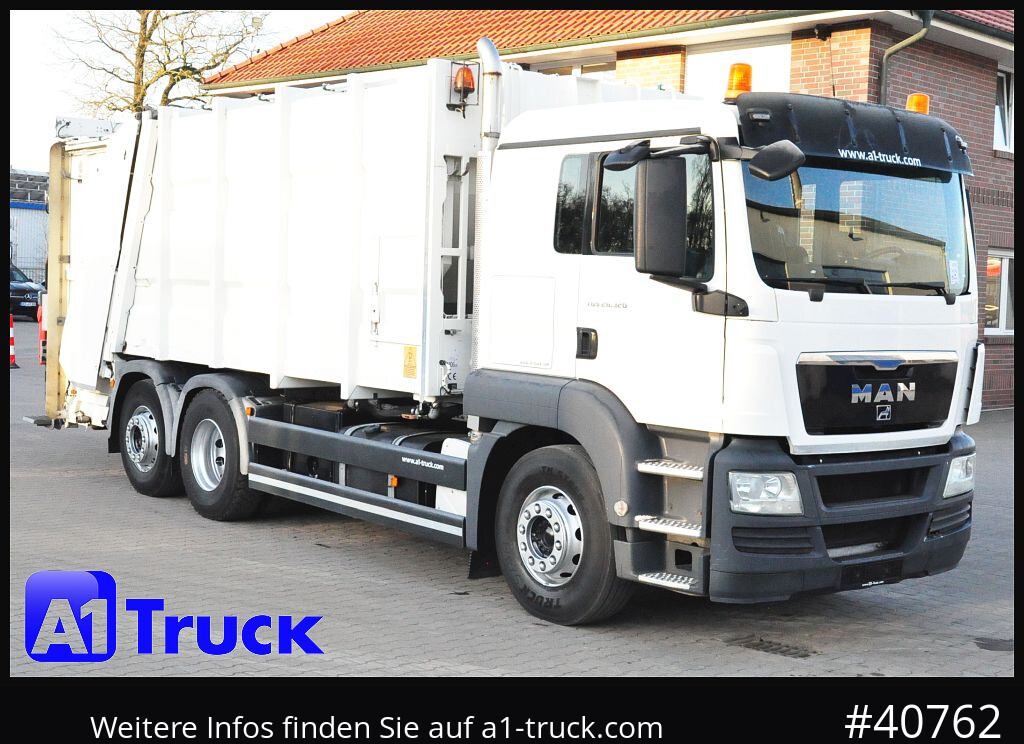 MAN TGS 26.320 BL , Zöller XL Terberg 5 Sitze, - Garbage truck: picture 1 MAN TGS 26.320 BL , Zöller XL Terberg 5 Sitze, - Garbage truck: picture 1