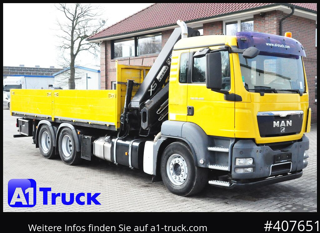 MAN TGS 26.400BL 6x4 Hiab 288 EP5 Funk, - Dropside/ Flatbed truck, Crane truck: picture 1 MAN TGS 26.400BL 6x4 Hiab 288 EP5 Funk, - Dropside/ Flatbed truck, Crane truck: picture 1