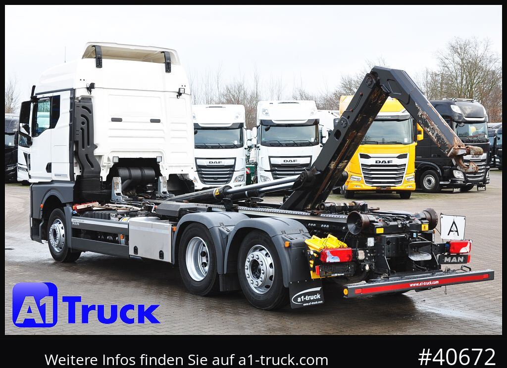 Hook lift truck MAN TGS 26.470 BL, Meiller RS 21.70, Lenkachse,: picture 10