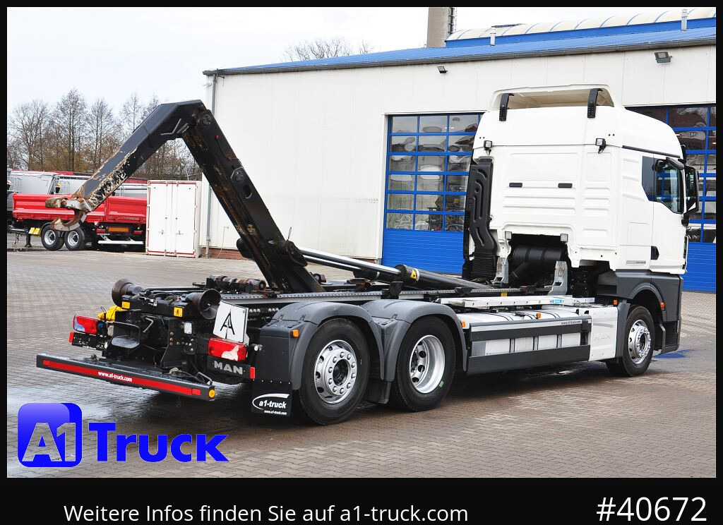 Hook lift truck MAN TGS 26.470 BL, Meiller RS 21.70, Lenkachse,: picture 9