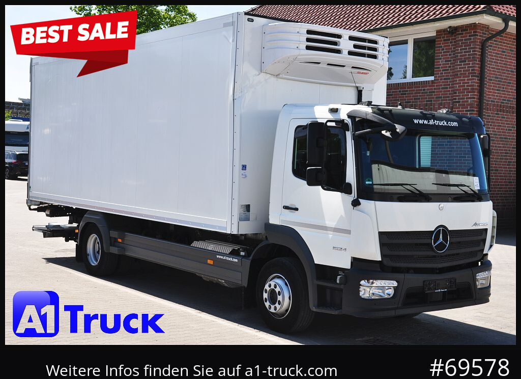 MERCEDES-BENZ 1524 BL Mitsubishi Schmitz Türen + LBW, - Refrigerator truck: picture 1 MERCEDES-BENZ 1524 BL Mitsubishi Schmitz Türen + LBW, - Refrigerator truck: picture 1