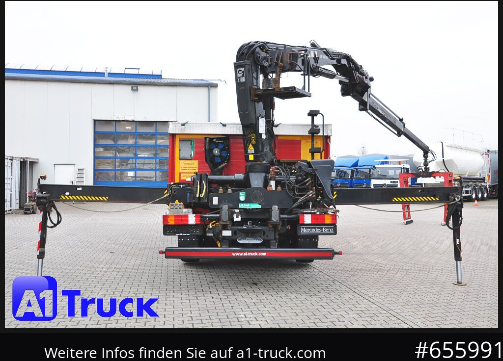 Dropside/ Flatbed truck, Crane truck MERCEDES-BENZ Actros 2546 MP 3, HIAB Kran, Lift-Lenkachse,: picture 9