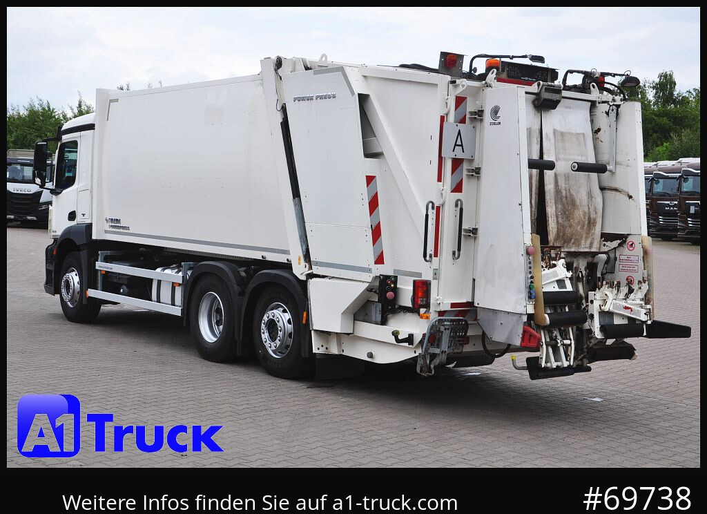 Garbage truck for transportation of garbage MERCEDES-BENZ Antos 2532 Faun Powerpress II Zöller Detla 2301,: picture 11
