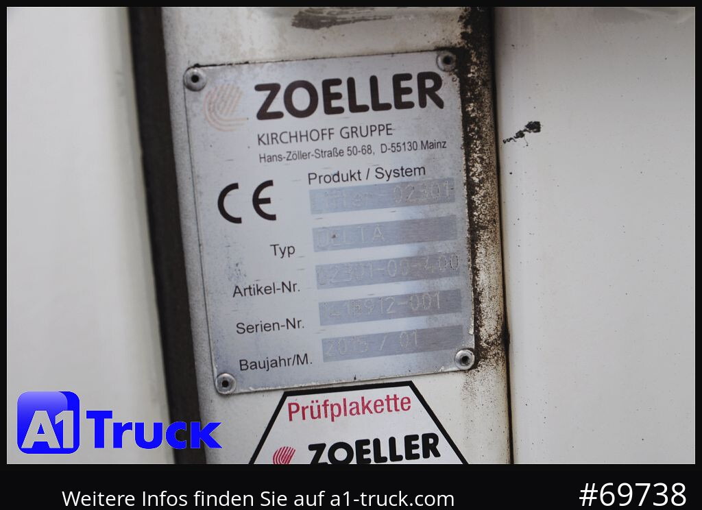 Garbage truck for transportation of garbage MERCEDES-BENZ Antos 2532 Faun Powerpress II Zöller Detla 2301,: picture 15