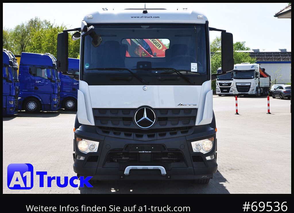 Crane truck MERCEDES-BENZ Arocs 1830, Kipper + Kran,Palfinger, Funk,: picture 14