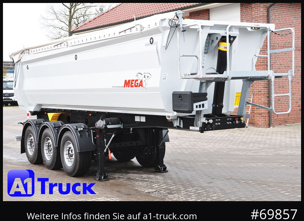 REISCH Mega 25m³ Lift Stahl SAF 4X4 Allrad 1350mm - Tipper semi-trailer: picture 1 REISCH Mega 25m³ Lift Stahl SAF 4X4 Allrad 1350mm - Tipper semi-trailer: picture 1