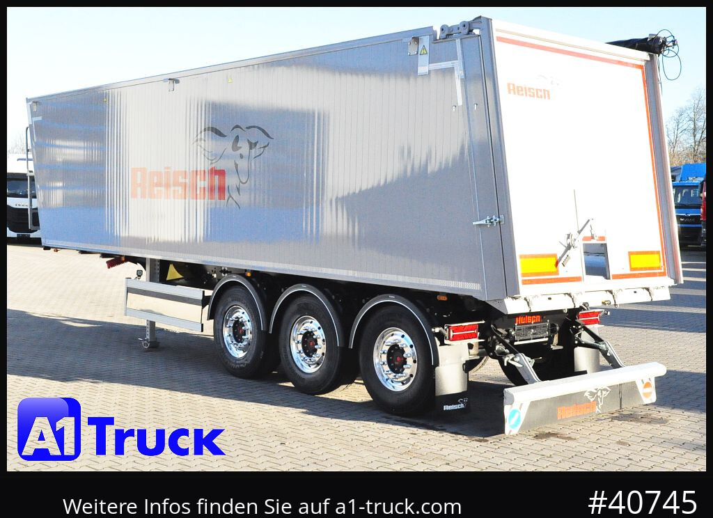 New Tipper semi-trailer REISCH RHKS, Al 50m³, NEU Pedelklappe, Alu, Lift: picture 12 New Tipper semi-trailer REISCH RHKS, Al 50m³, NEU Pedelklappe, Alu, Lift: picture 12