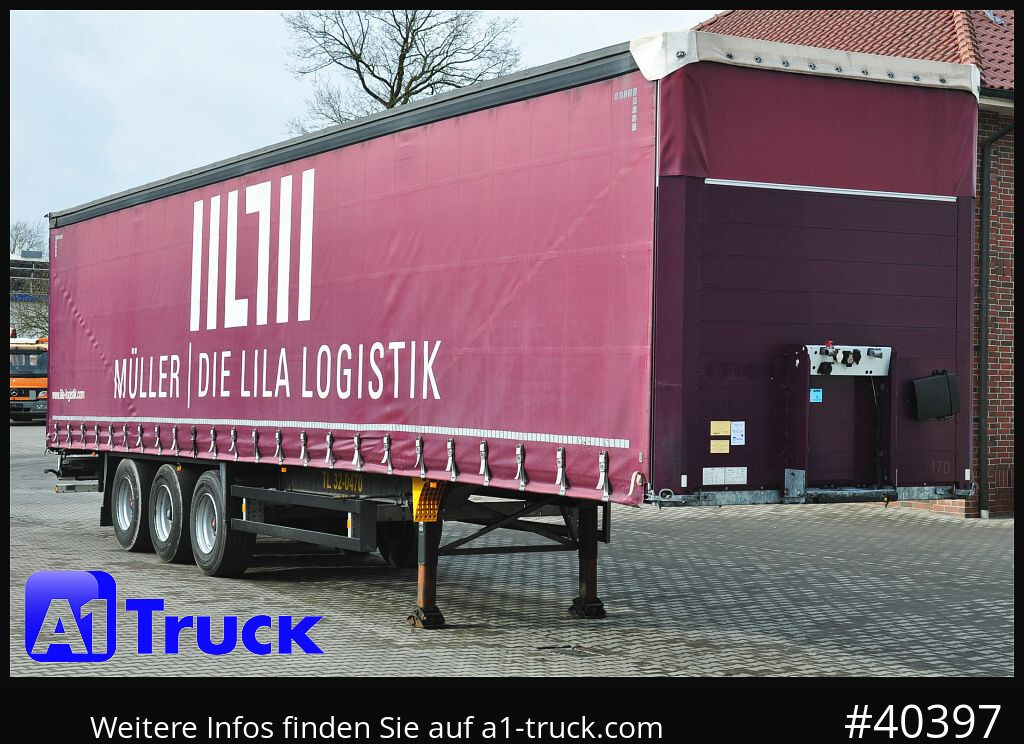 SCHMITZ S01, Code XL, verzinkt, VDI 2700, original 24.647 km - Curtainsider semi-trailer: picture 1 SCHMITZ S01, Code XL, verzinkt, VDI 2700, original 24.647 km - Curtainsider semi-trailer: picture 1