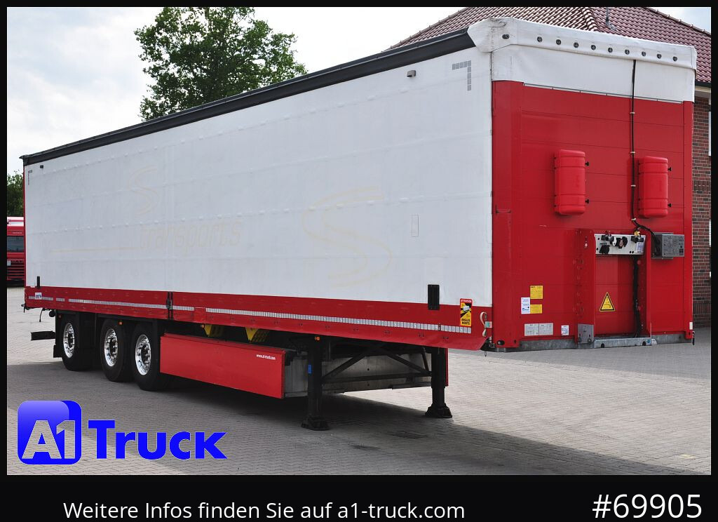 Curtainsider semi-trailer SCHMITZ SCS 24, ALU, Speed Curtain, Lift-Lenk., Staplerhalterung: picture 1