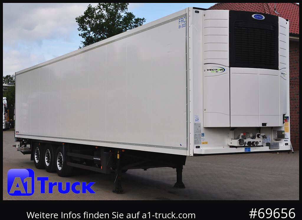SCHMITZ SKO 24, LBW, Multitemp, Ladebordwand, Blumenbreit - Refrigerator semi-trailer: picture 1 SCHMITZ SKO 24, LBW, Multitemp, Ladebordwand, Blumenbreit - Refrigerator semi-trailer: picture 1