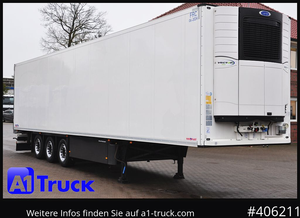 SCHMITZ SKO FP45, Blumenbreit, Carrier 1950. - Refrigerator semi-trailer: picture 1 SCHMITZ SKO FP45, Blumenbreit, Carrier 1950. - Refrigerator semi-trailer: picture 1