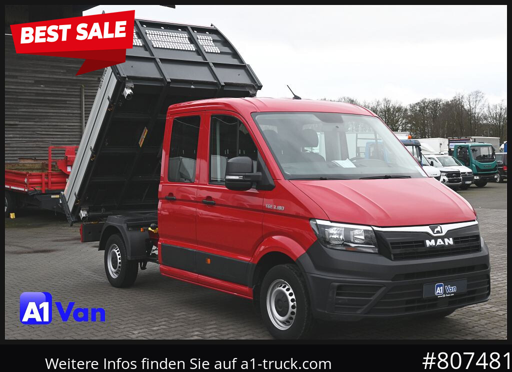 MAN TGE 3.180 Doka Kipper,Klima, AHK - Truck: picture 1 MAN TGE 3.180 Doka Kipper,Klima, AHK - Truck: picture 1