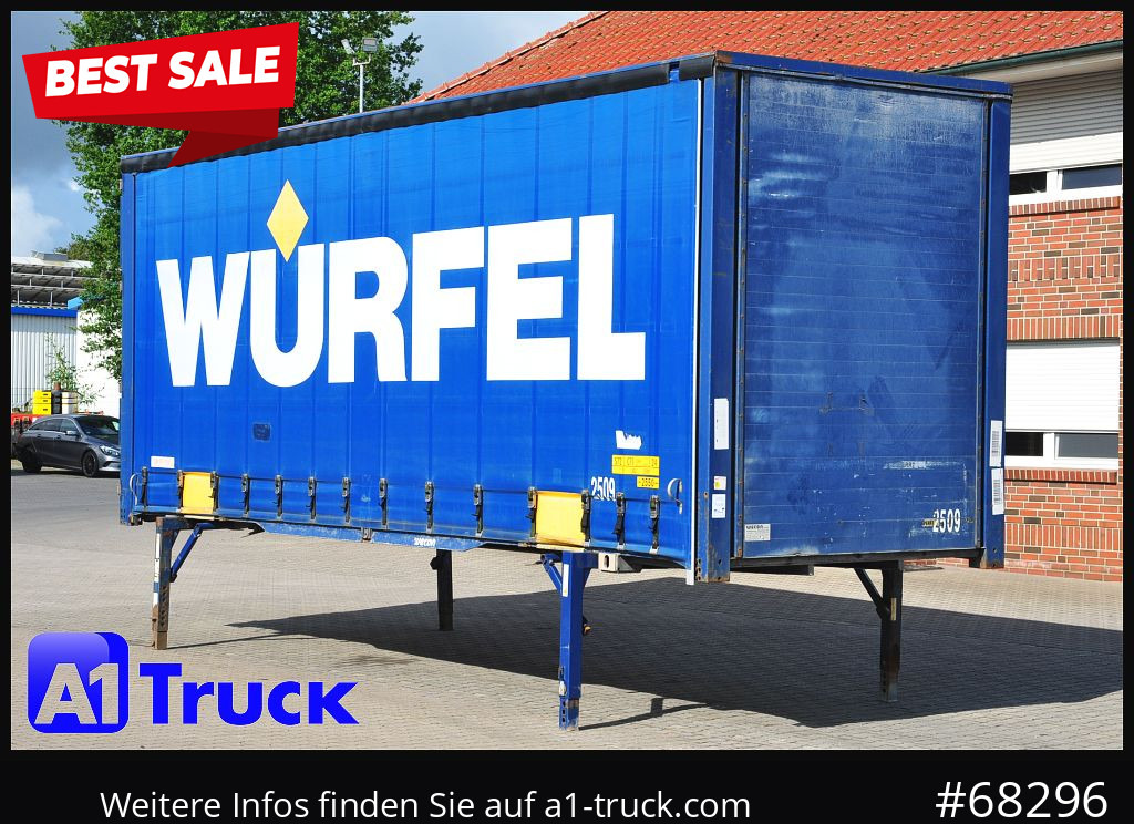 Curtainside swap body WECON WPR 782 NVSGA, Jumbo verzinkt, mehrmals vorhanden: picture 1