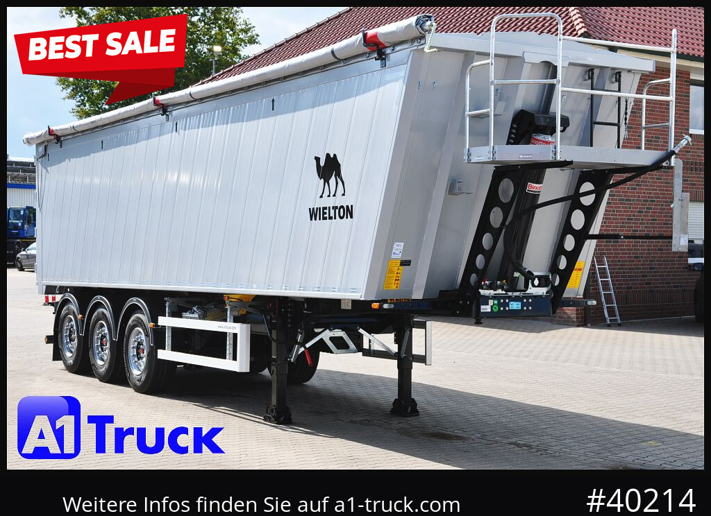 WIELTON Wielton 51m³ Neu+Sofort Miete - Tipper semi-trailer: picture 1 WIELTON Wielton 51m³ Neu+Sofort Miete - Tipper semi-trailer: picture 1