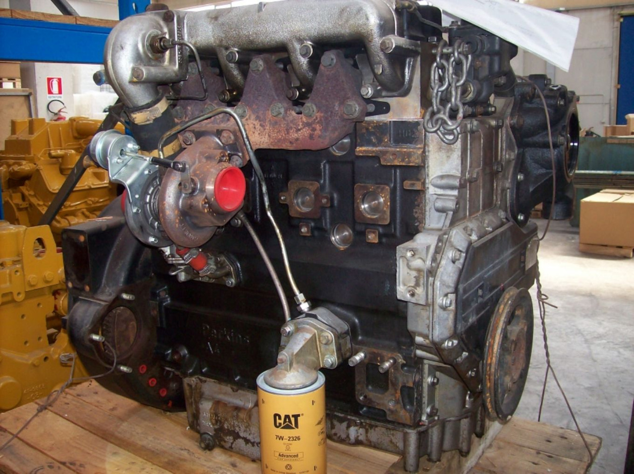 Caterpillar 3054 Motore PERKINS Serie 1000. Revisionato, completo di turbo nuovo. Effettuato banco prova. - Engine for Construction machinery: picture 1 Caterpillar 3054 Motore PERKINS Serie 1000. Revisionato, completo di turbo nuovo. Effettuato banco prova. - Engine for Construction machinery: picture 1