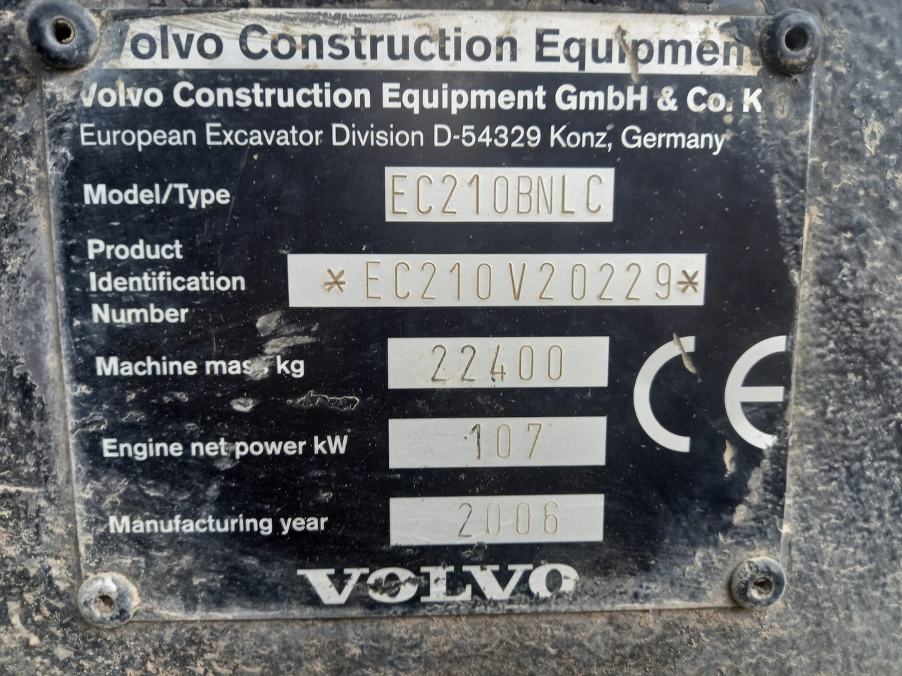 VOLVO EC210B NLC Escavatore cingolato usato in buone condizioni. - Crawler excavator: picture 5 VOLVO EC210B NLC Escavatore cingolato usato in buone condizioni. - Crawler excavator: picture 5