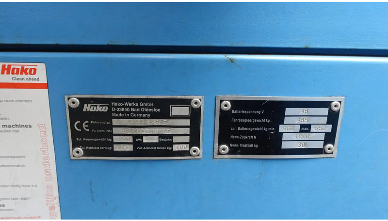 Hako Sherpa S/5 48Volt met acculader - Tow tractor: picture 4 Hako Sherpa S/5 48Volt met acculader - Tow tractor: picture 4
