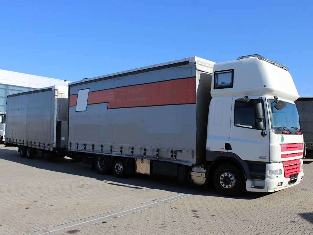 DAF CF 85.460,SECONDARY AIR CONDITION+FLIEGL TPS 100 DAF CF 85.460,6X2,SECONDARY AIR CONDITIONING+FLIEGL - Curtainsider truck: picture 2 DAF CF 85.460,SECONDARY AIR CONDITION+FLIEGL TPS 100 DAF CF 85.460,6X2,SECONDARY AIR CONDITIONING+FLIEGL - Curtainsider truck: picture 2