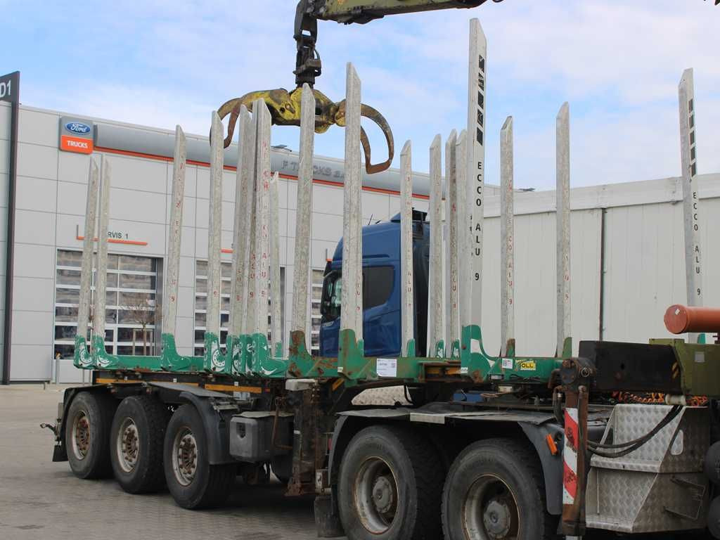 DOLL H3S-14H9, SAF, 2X LIFTING AXLE, EXPANDABLE - Logging semi-trailer: picture 2 DOLL H3S-14H9, SAF, 2X LIFTING AXLE, EXPANDABLE - Logging semi-trailer: picture 2