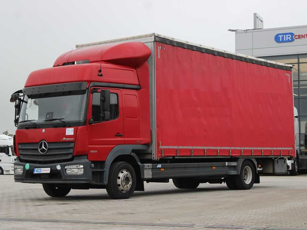 Mercedes-Benz ATEGO 1223, EURO 6, NAVIGATION, PNEU 80% - Curtainsider truck: picture 1 Mercedes-Benz ATEGO 1223, EURO 6, NAVIGATION, PNEU 80% - Curtainsider truck: picture 1