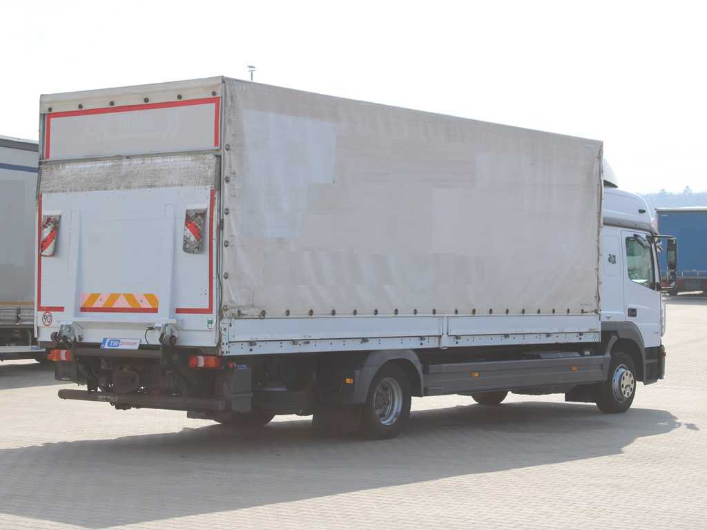 Mercedes-Benz ATEGO 1230, EURO 6, HYDRAULIC FRONT, SIDES - Curtainsider truck: picture 4 Mercedes-Benz ATEGO 1230, EURO 6, HYDRAULIC FRONT, SIDES - Curtainsider truck: picture 4