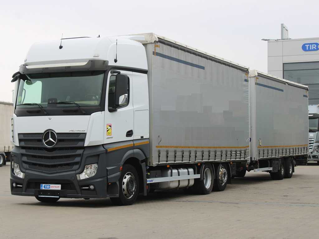 Mercedes-Benz Actros 2542, 6X2, EURO 6, AIR SUSPENSION + PANAV TV018M - Curtainsider truck: picture 1 Mercedes-Benz Actros 2542, 6X2, EURO 6, AIR SUSPENSION + PANAV TV018M - Curtainsider truck: picture 1