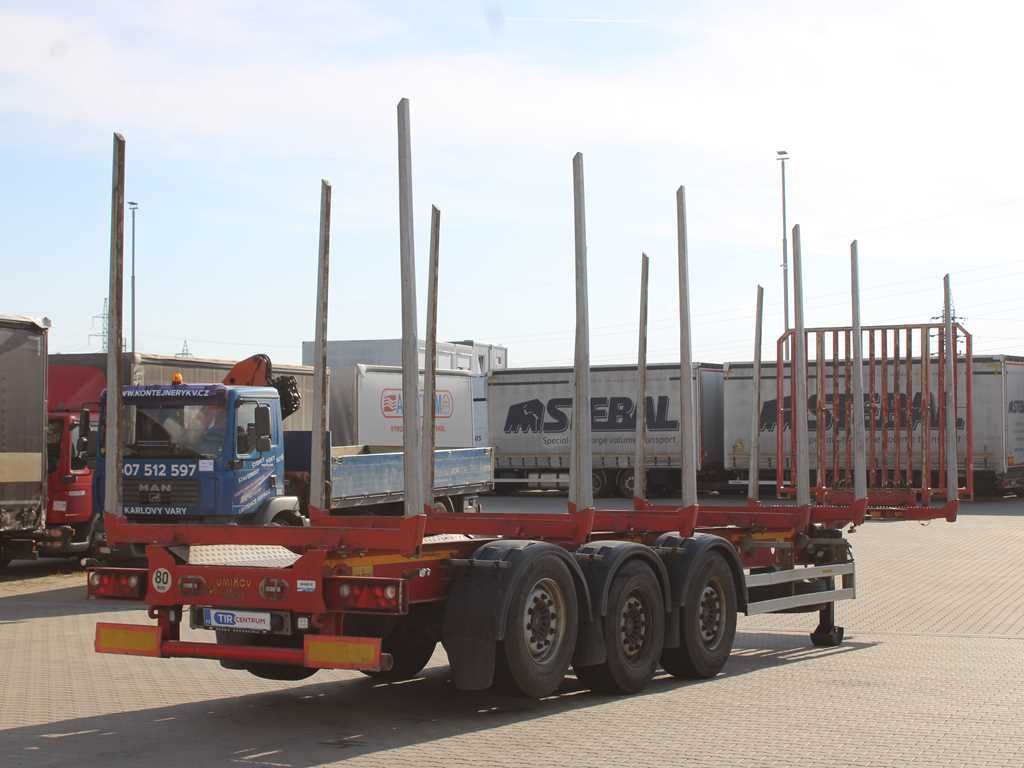 NPK 39, AXLES SAF, 2X LIFTING AXLE - Logging semi-trailer: picture 3 NPK 39, AXLES SAF, 2X LIFTING AXLE - Logging semi-trailer: picture 3