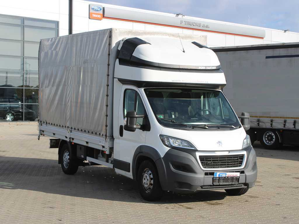 Peugeot Boxer, EURO 6, SIDE PANEL, TIRES 80% - Curtain side van: picture 3 Peugeot Boxer, EURO 6, SIDE PANEL, TIRES 80% - Curtain side van: picture 3