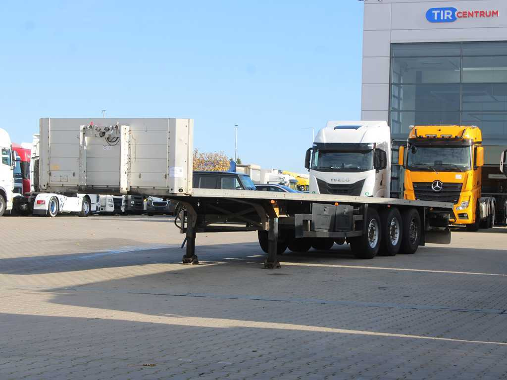 Schmitz SPL24/L, LIFTING AXLE - Dropside/ Flatbed semi-trailer: picture 1 Schmitz SPL24/L, LIFTING AXLE - Dropside/ Flatbed semi-trailer: picture 1