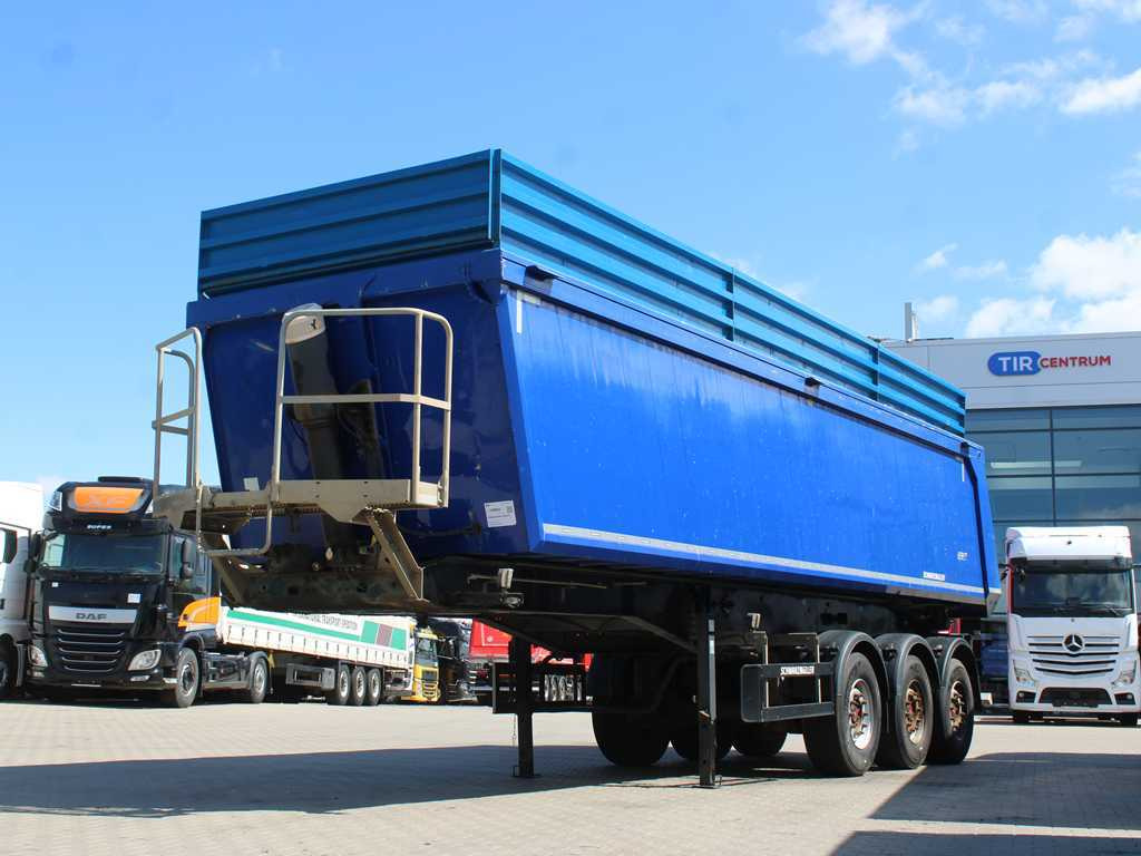 Schwarzmüller KIS 3/E, 2X LIFT AXLE, SAF, 46m³ - Tipper semi-trailer: picture 1 Schwarzmüller KIS 3/E, 2X LIFT AXLE, SAF, 46m³ - Tipper semi-trailer: picture 1