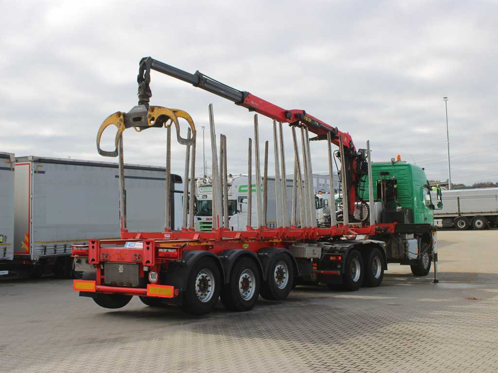 Volvo FM 540, EURO 6, 6X6, VEB+, HYDRAULIC ARM PALFINGER Q170Z96 - Tractor unit, Logging semi-trailer: picture 5 Volvo FM 540, EURO 6, 6X6, VEB+, HYDRAULIC ARM PALFINGER Q170Z96 - Tractor unit, Logging semi-trailer: picture 5