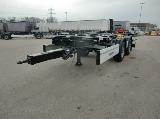 Krone ZZ/DC07 Tandem Lafette, Standard, BPW-Achsen, Heckabstützung - Container transporter/ Swap body trailer: picture 3 Krone ZZ/DC07 Tandem Lafette, Standard, BPW-Achsen, Heckabstützung - Container transporter/ Swap body trailer: picture 3